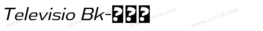 Televisio Bk字体转换